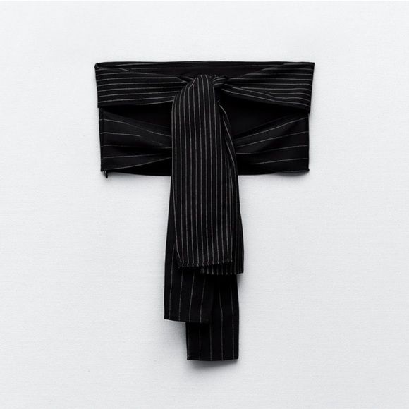 ZARA STRIPE CROP TOP - Picture 5 of 7